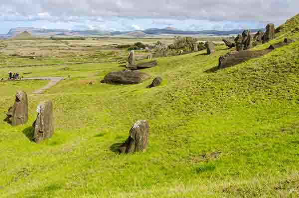 03 - Chile - isla de Rapa Nui o Pascua - Rano Raraku